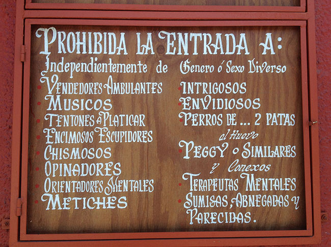 mexico bar sign