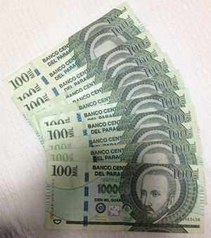 one million paraguay guaranis