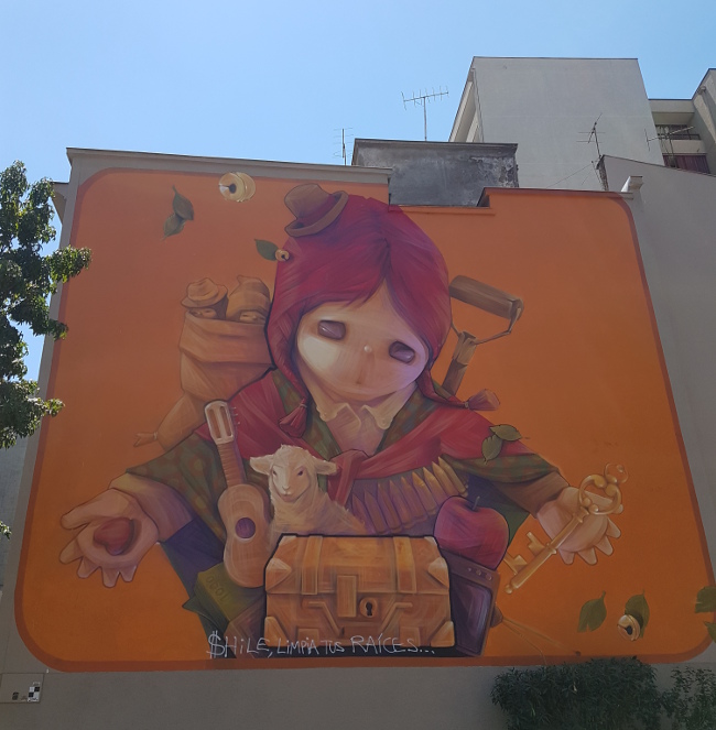 santiago mural