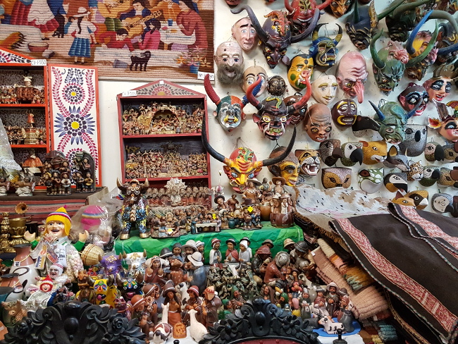 artisanias shop in la paz